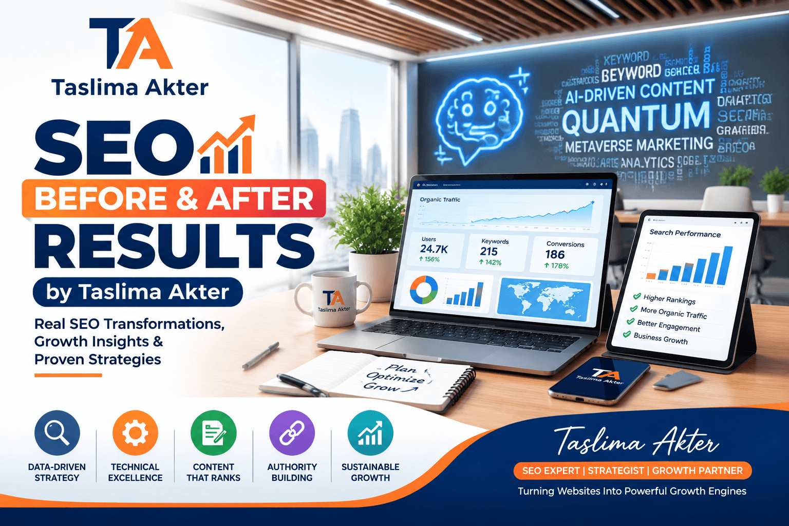 SEO Before and After Results
