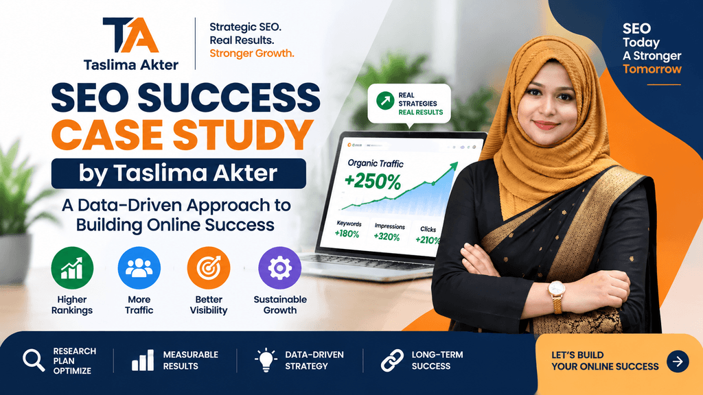 SEO Success Case Study by Taslima Akter