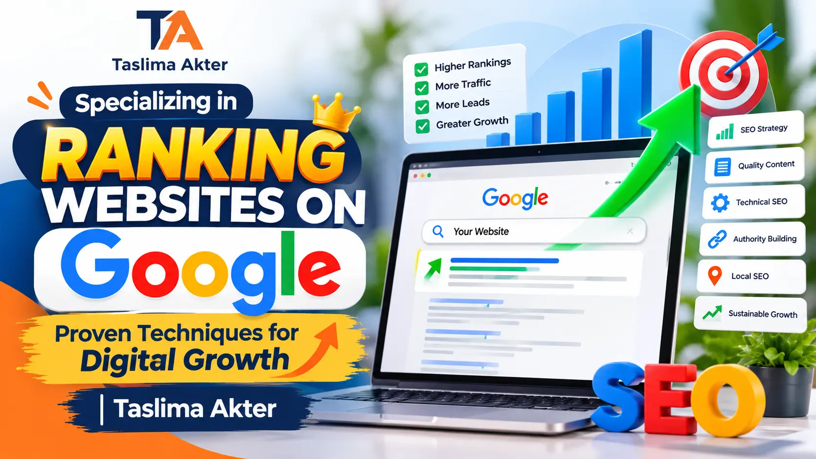 Specializing in Ranking Websites on Google